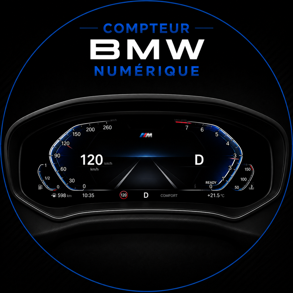 Compteur Numérique BMW