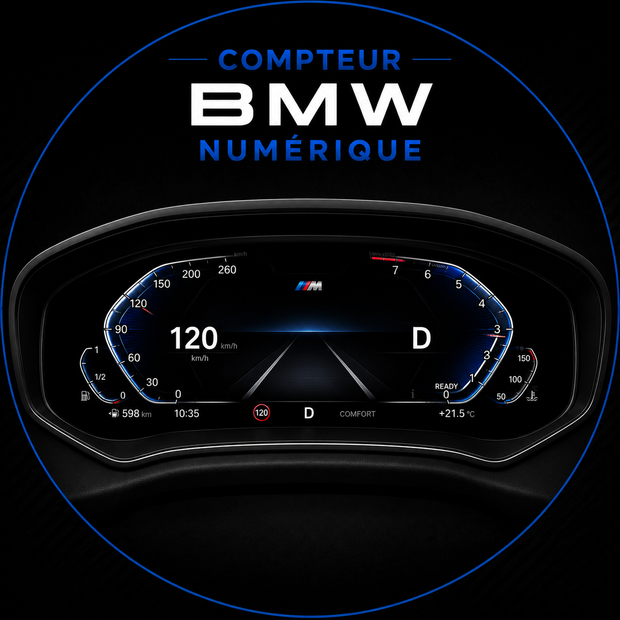 Compteur Numérique BMW